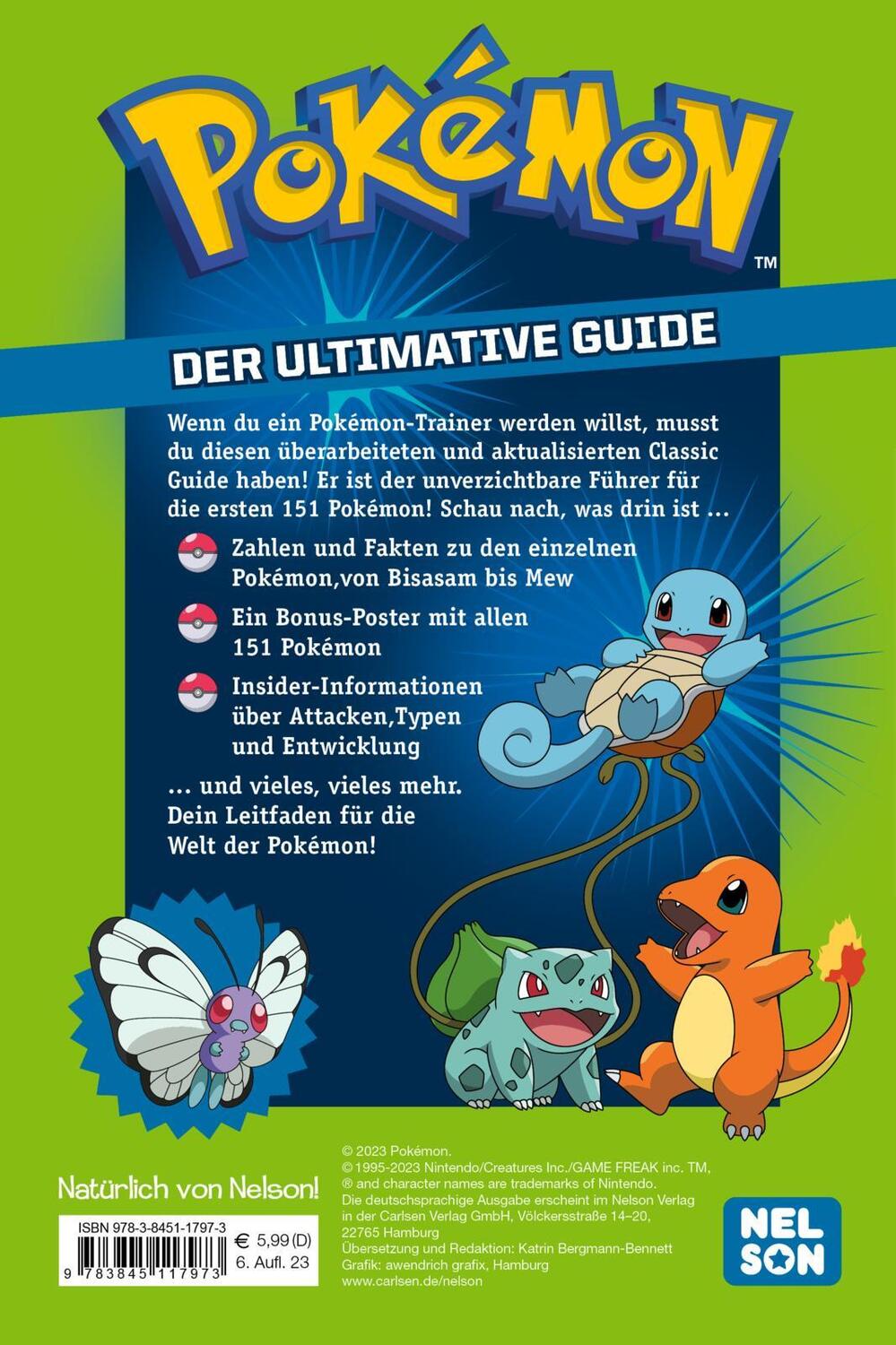 Rückseite: 9783845117973 | Pokémon: Der ultimative Guide | Taschenbuch | Pokémon | 128 S. | 2021
