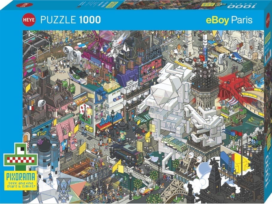 Cover: 4001689300067 | Paris Quest | 1000 Teile | eBoy | Spiel | Deutsch | 2022 | Heye