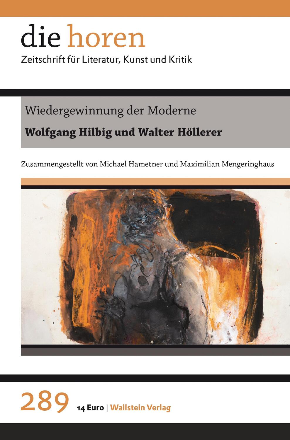 Cover: 9783835354173 | Wiedergewinnung der Moderne | Wolfgang Hilbig und Walter Höllerer