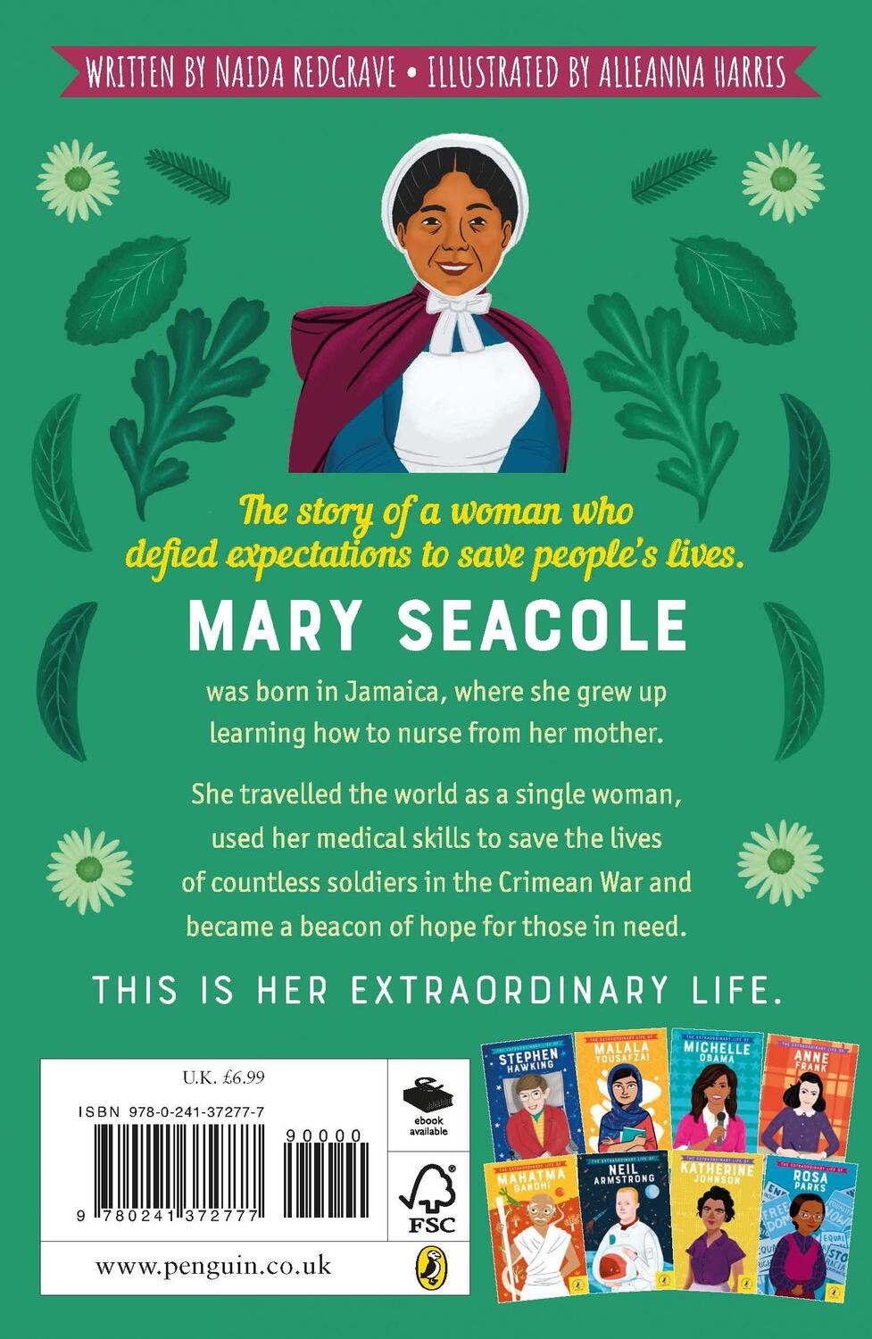 Rückseite: 9780241372777 | The Extraordinary Life of Mary Seacole | Naida Redgrave | Taschenbuch