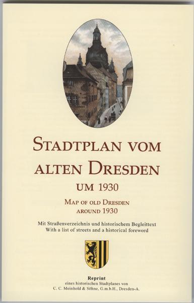 Cover: 9783981150124 | Stadtplan vom alten Dresden um 1930 / Map of Old Dresden around 1930