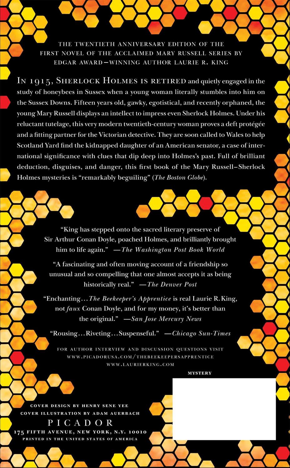 Rückseite: 9781250050113 | Beekeeper's Apprentice | Laurie R. King | Buch | Englisch | 2014