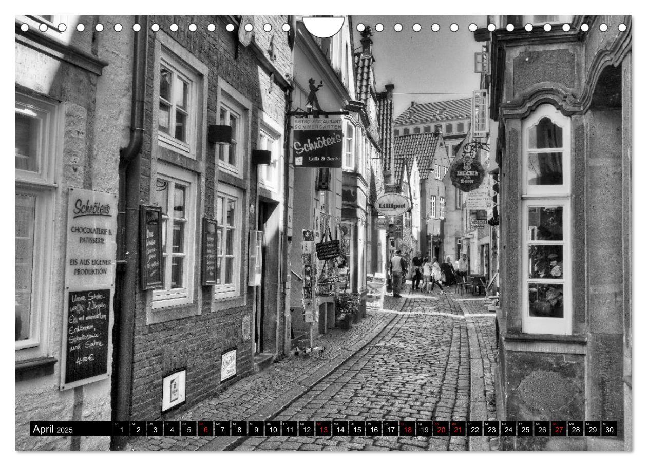 Bild: 9783435588862 | Historisches Bremen (Wandkalender 2025 DIN A4 quer), CALVENDO...