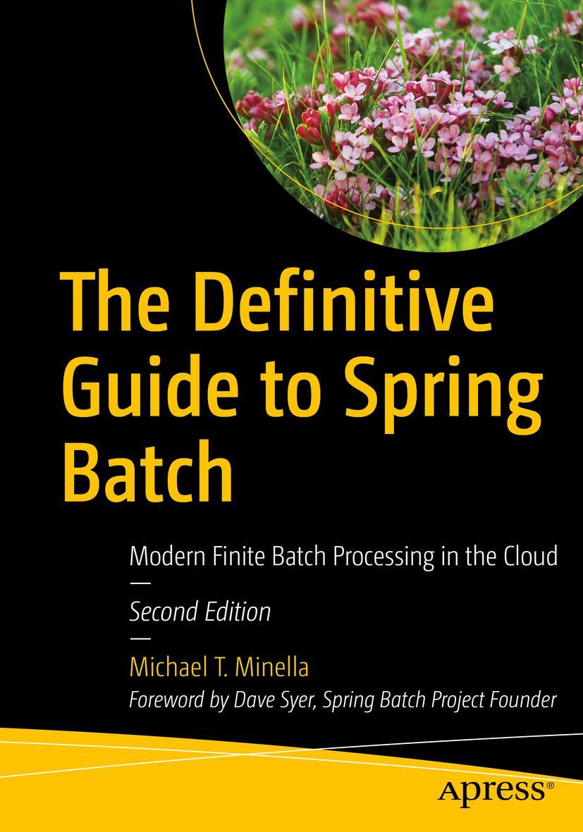 Cover: 9781484237236 | The Definitive Guide to Spring Batch | Michael T. Minella | Buch | xix