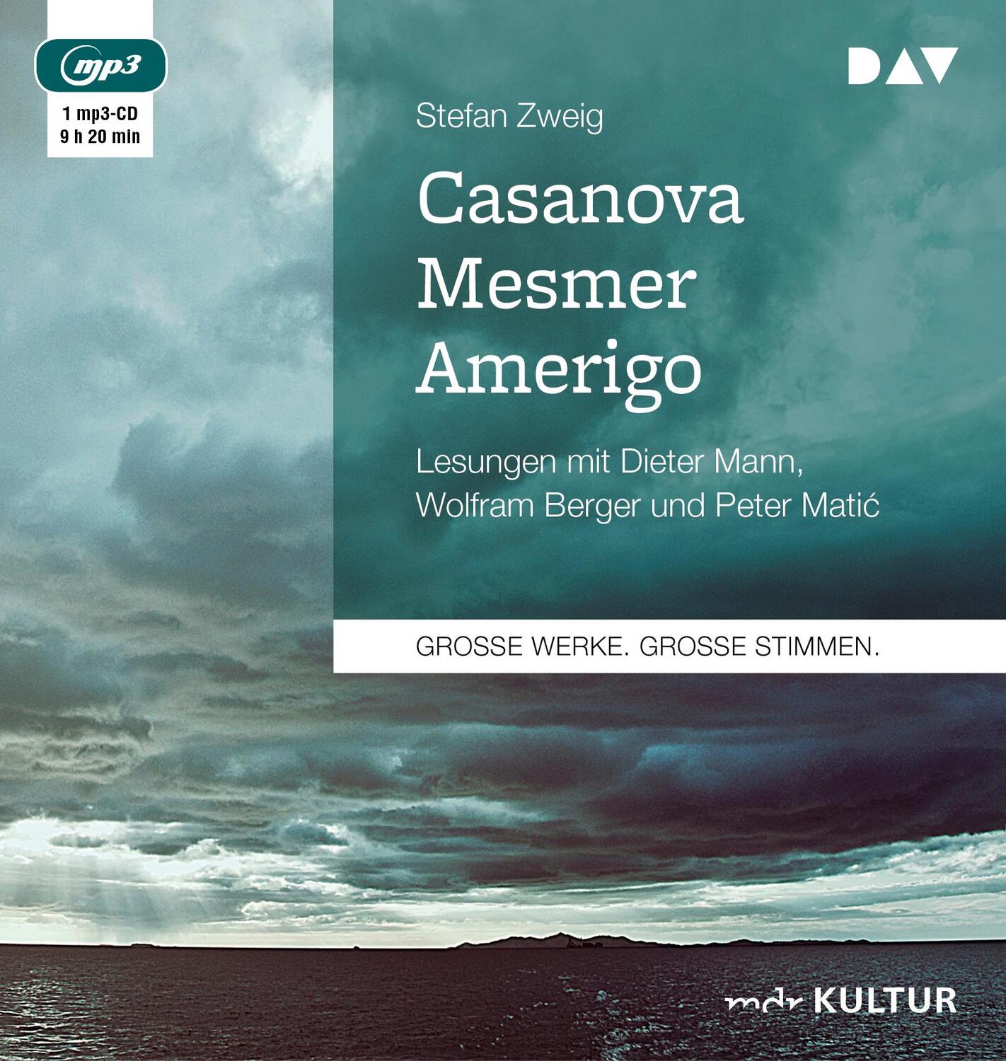 Cover: 9783862316335 | Casanova - Mesmer - Amerigo | Ungekürzte Lesungen | Stefan Zweig | MP3