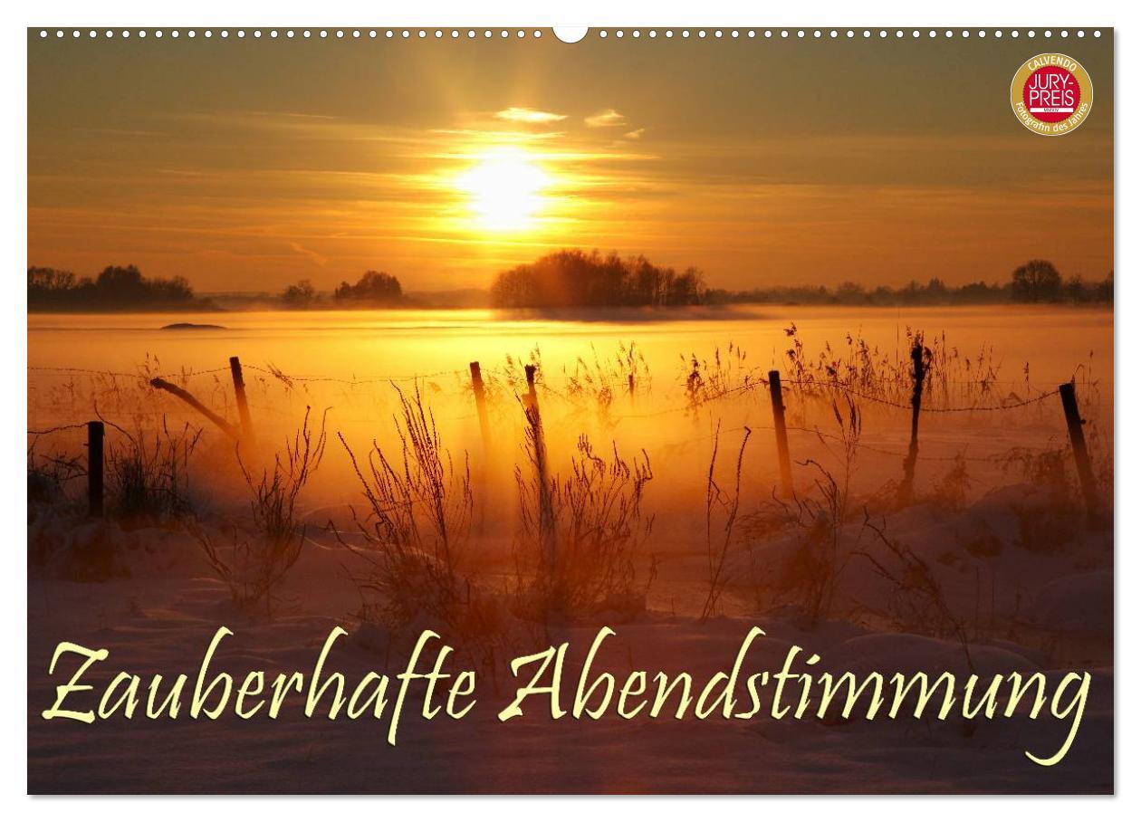 Cover: 9783435750177 | Zauberhafte Abendstimmung (Wandkalender 2025 DIN A2 quer), CALVENDO...