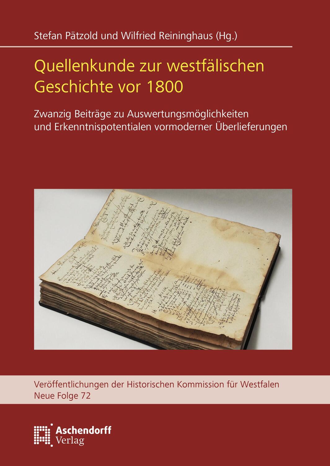 Cover: 9783402151433 | Quellenkunde zur westfälischen Geschichte vor 1800 | Band 1 | Buch