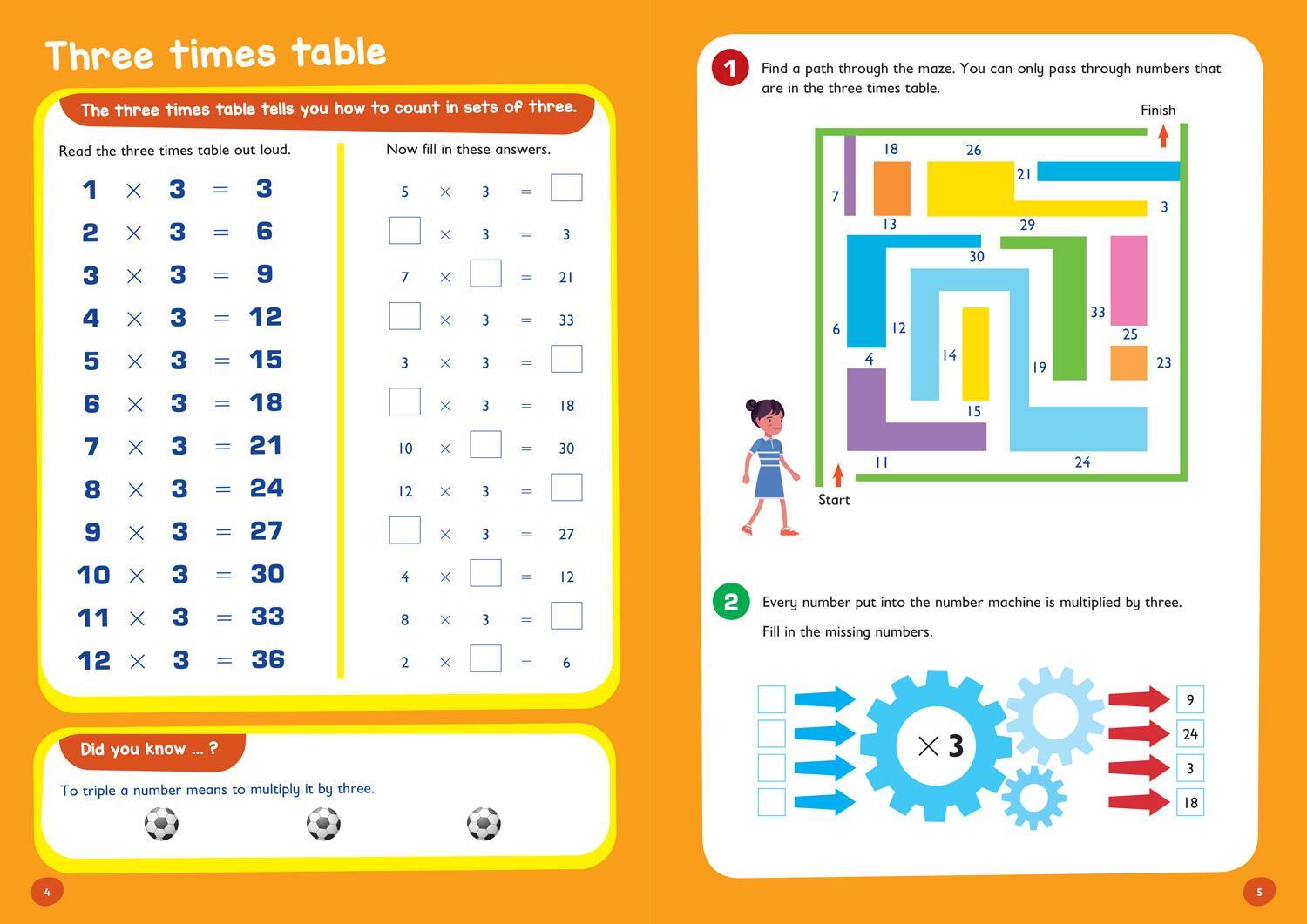 Bild: 9780008134402 | Collins Easy Learning Age 7-11 -- Times Tables Ages 7-11: New Edition