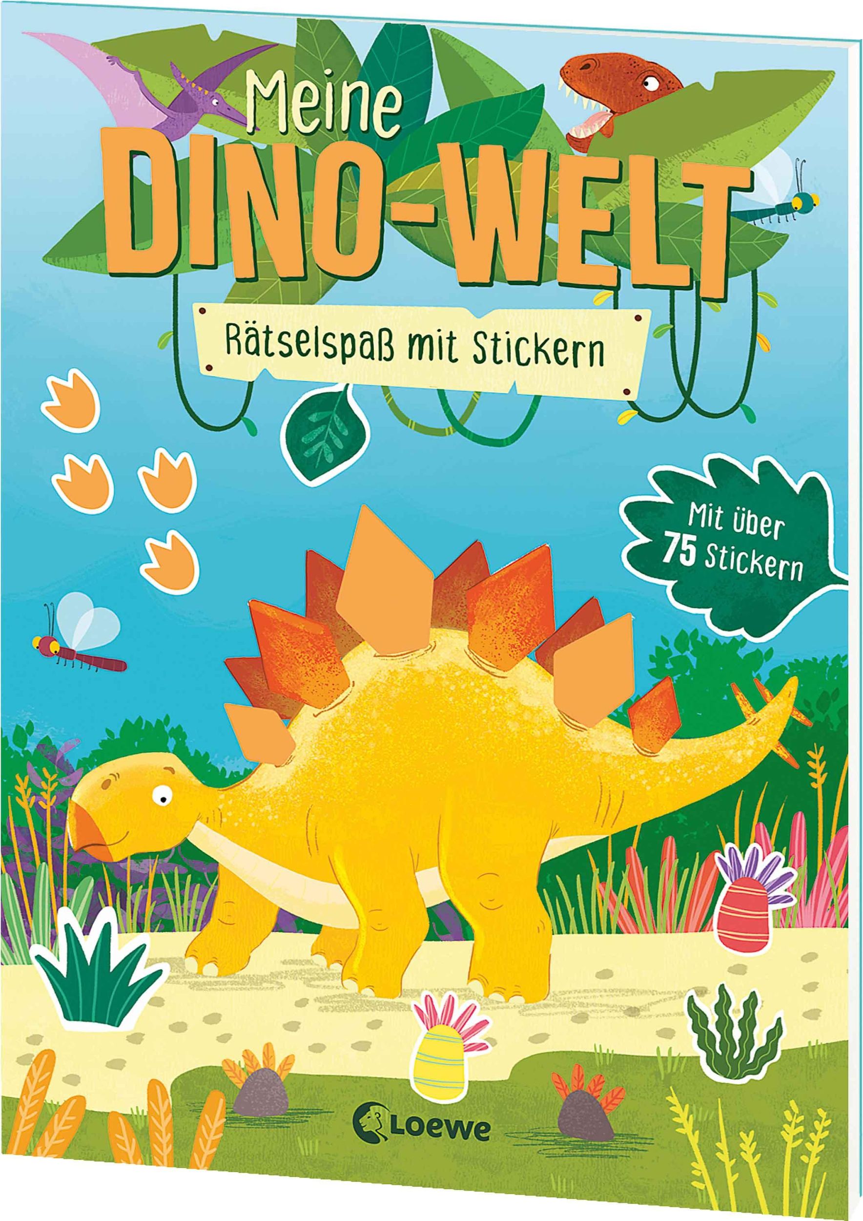 Cover: 9783743220546 | Meine Dino-Welt - Rätselspaß mit Stickern | Svenja Pidde | Broschüre