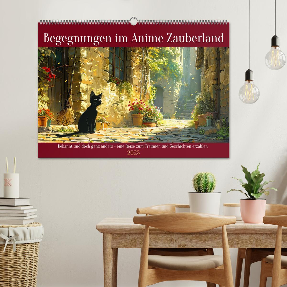 Bild: 9783383798641 | Begegnungen im Anime Zauberland (Wandkalender 2025 DIN A2 quer),...