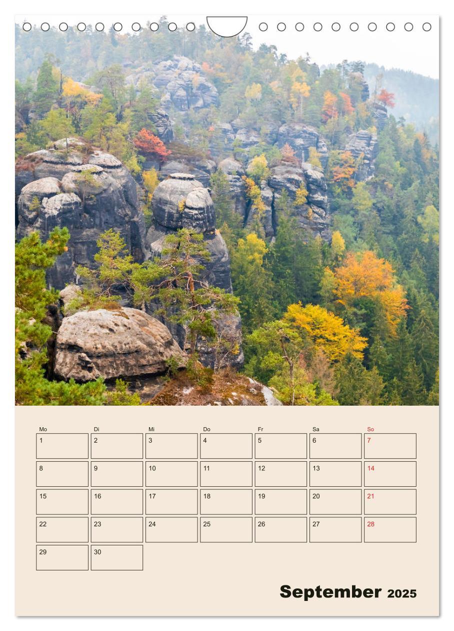 Bild: 9783435972197 | Zauberhafte Sächsische Schweiz (Wandkalender 2025 DIN A4 hoch),...