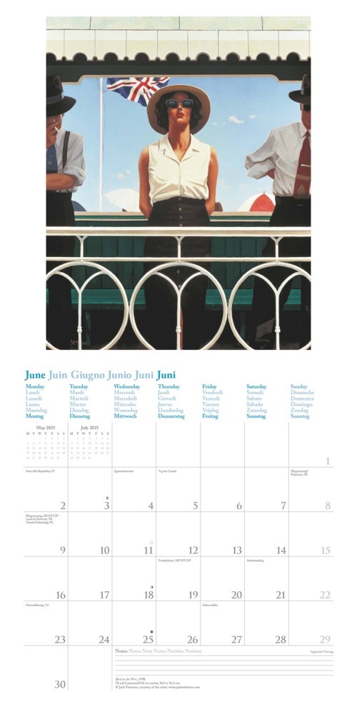 Bild: 4002725994066 | N NEUMANNVERLAGE - Jack Vettriano 2025 Broschürenkalender, 30x30cm,...