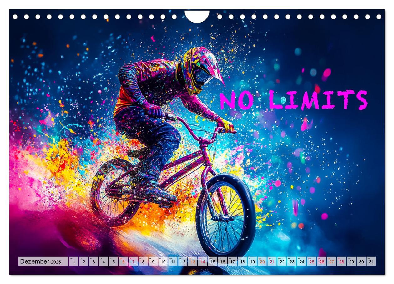 Bild: 9783457184837 | BMX - Coole Slogans (Wandkalender 2025 DIN A4 quer), CALVENDO...