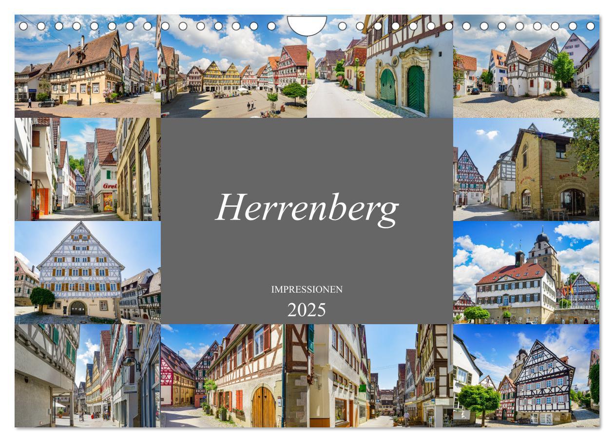 Cover: 9783435053346 | Herrenberg Impressionen (Wandkalender 2025 DIN A4 quer), CALVENDO...