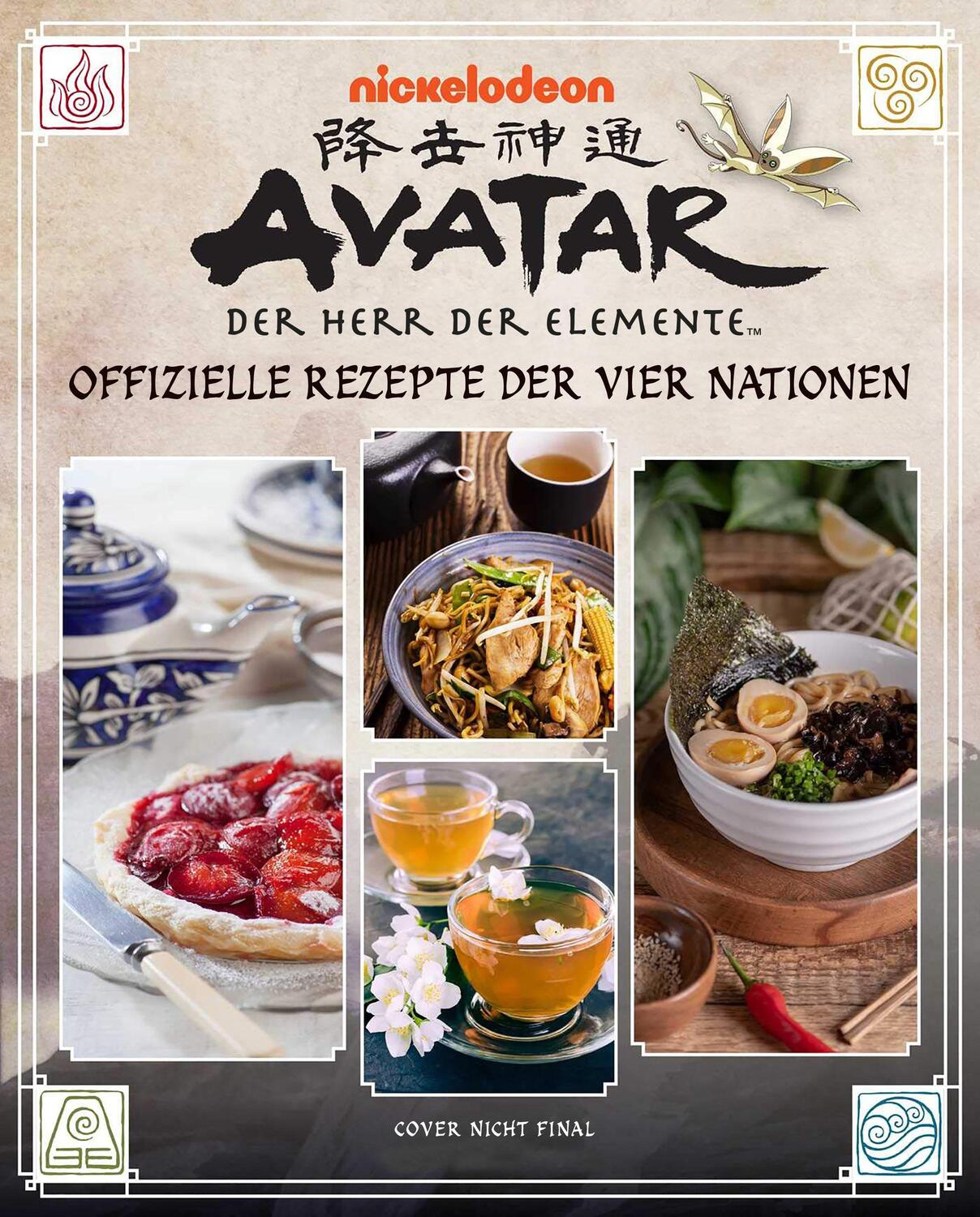 Cover: 9783966585033 | Avatar - Der Herr der Elemente Kochbuch: Offizielle Rezepte der...