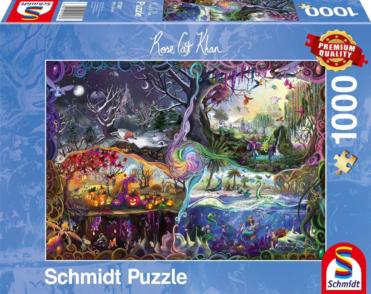 Cover: 4001504575878 | Portal der vier Reiche | Puzzle Rose Cat Khan 1.000 Teile | Spiel