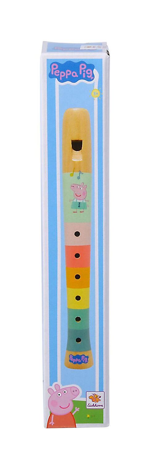 Bild: 4003046010398 | Peppa Pig Holzflöte 20cm | Spiel | Deutsch | 2023 | Eichhorn