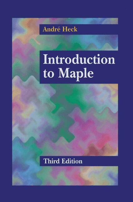 Cover: 9780387002309 | Introduction to Maple | Andre Heck | Buch | HC runder Rücken kaschiert