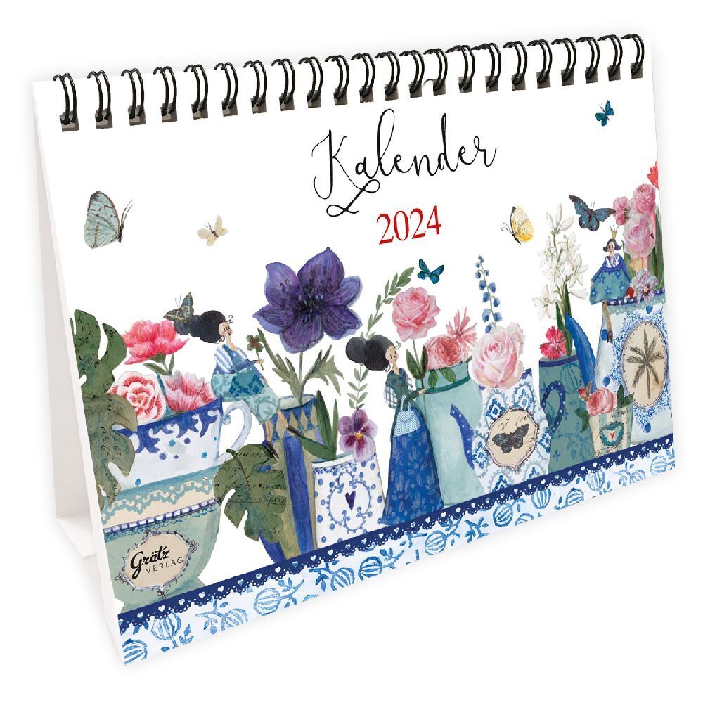 Cover: 9783949568480 | Tischkalender 2024 | Silke Leffler | Kalender | Spiralbindung | 13 S.