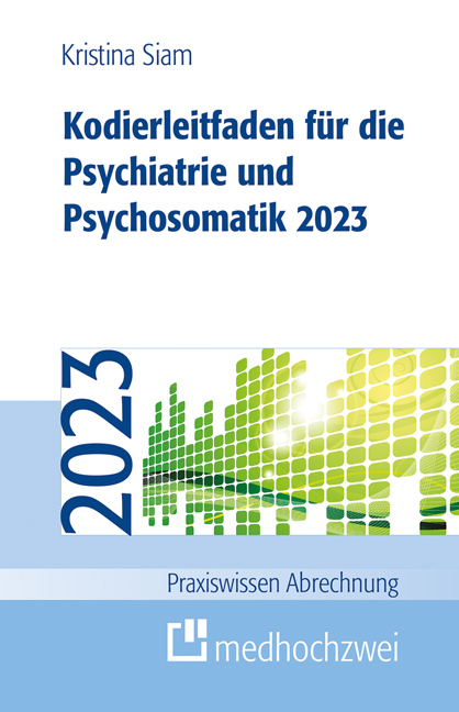 Cover: 9783862169481 | Kodierleitfaden für die Psychiatrie und Psychosomatik 2023 | Siam