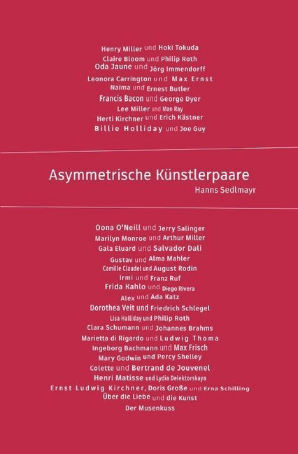 Cover: 9783748510130 | Asymmetrische Künstlerpaare | Hanns Sedlmayr | Taschenbuch | epubli