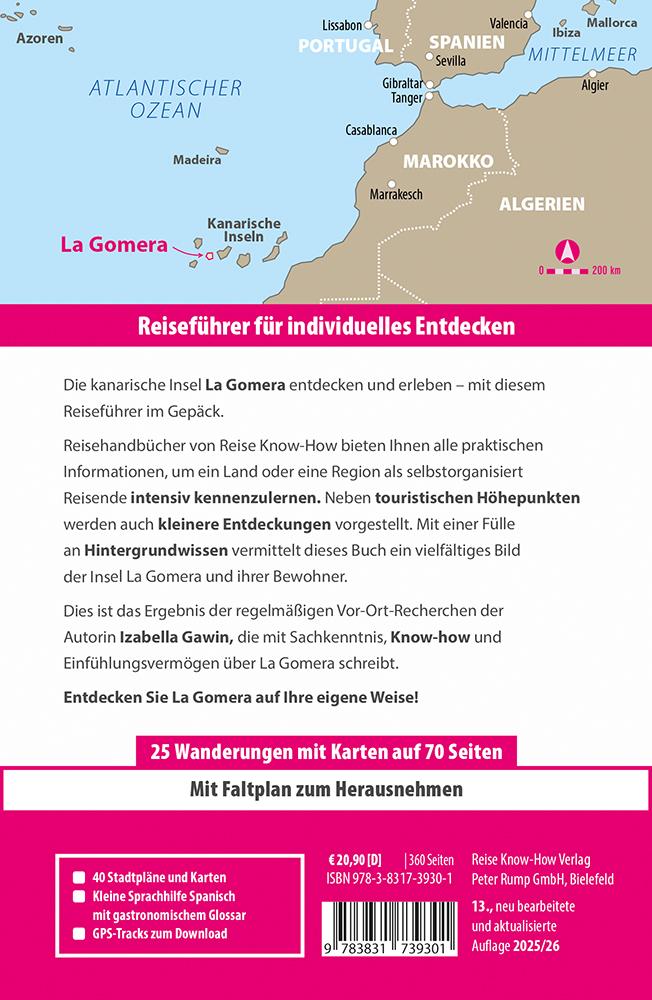 Rückseite: 9783831739301 | Reise Know-How Reiseführer La Gomera | Izabella Gawin | Taschenbuch