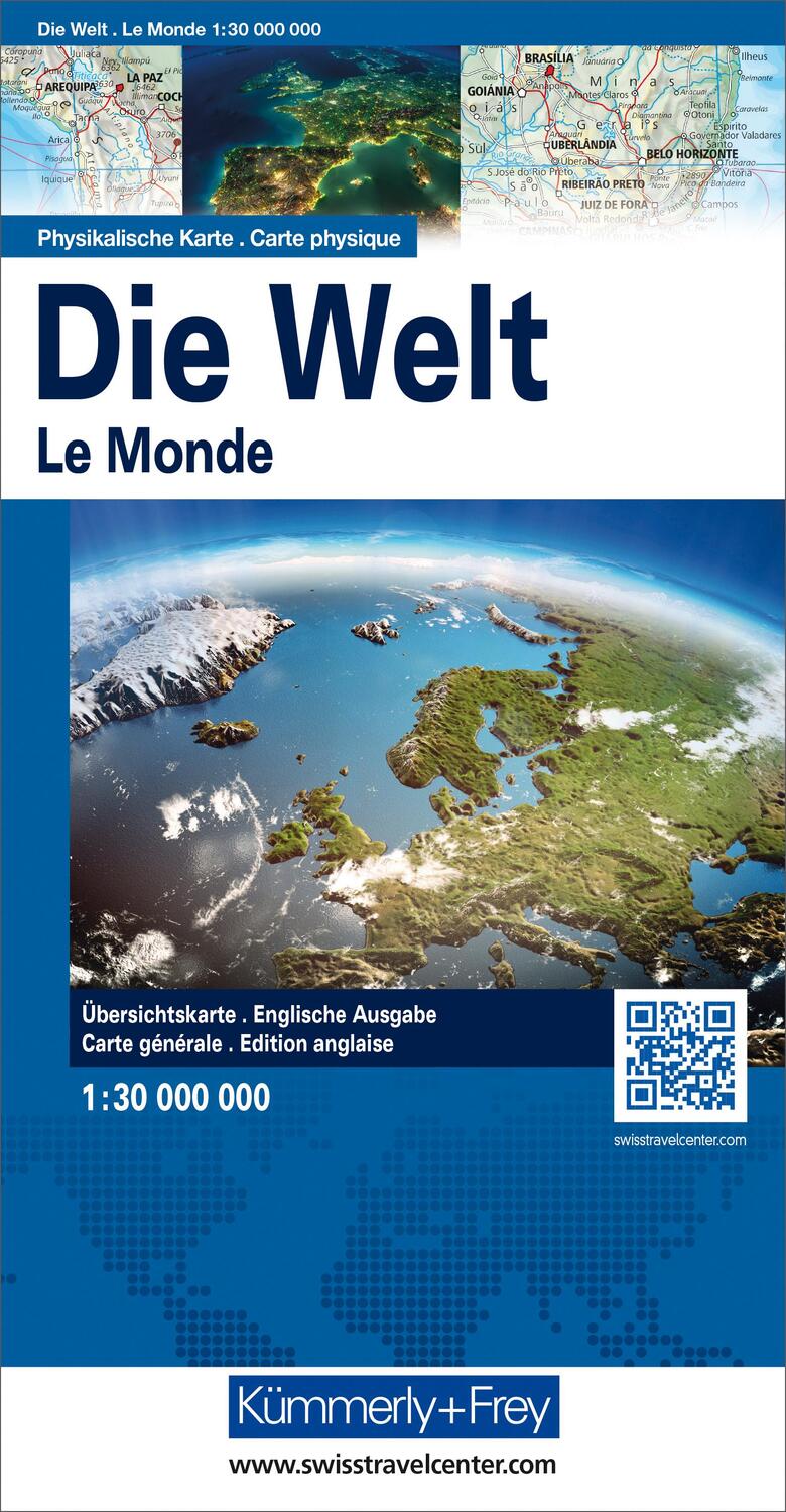 Cover: 9783259040416 | Die Welt, physikalisch, 1:30 Mio. | Hallwag Kümmerly+Frey AG | 2022