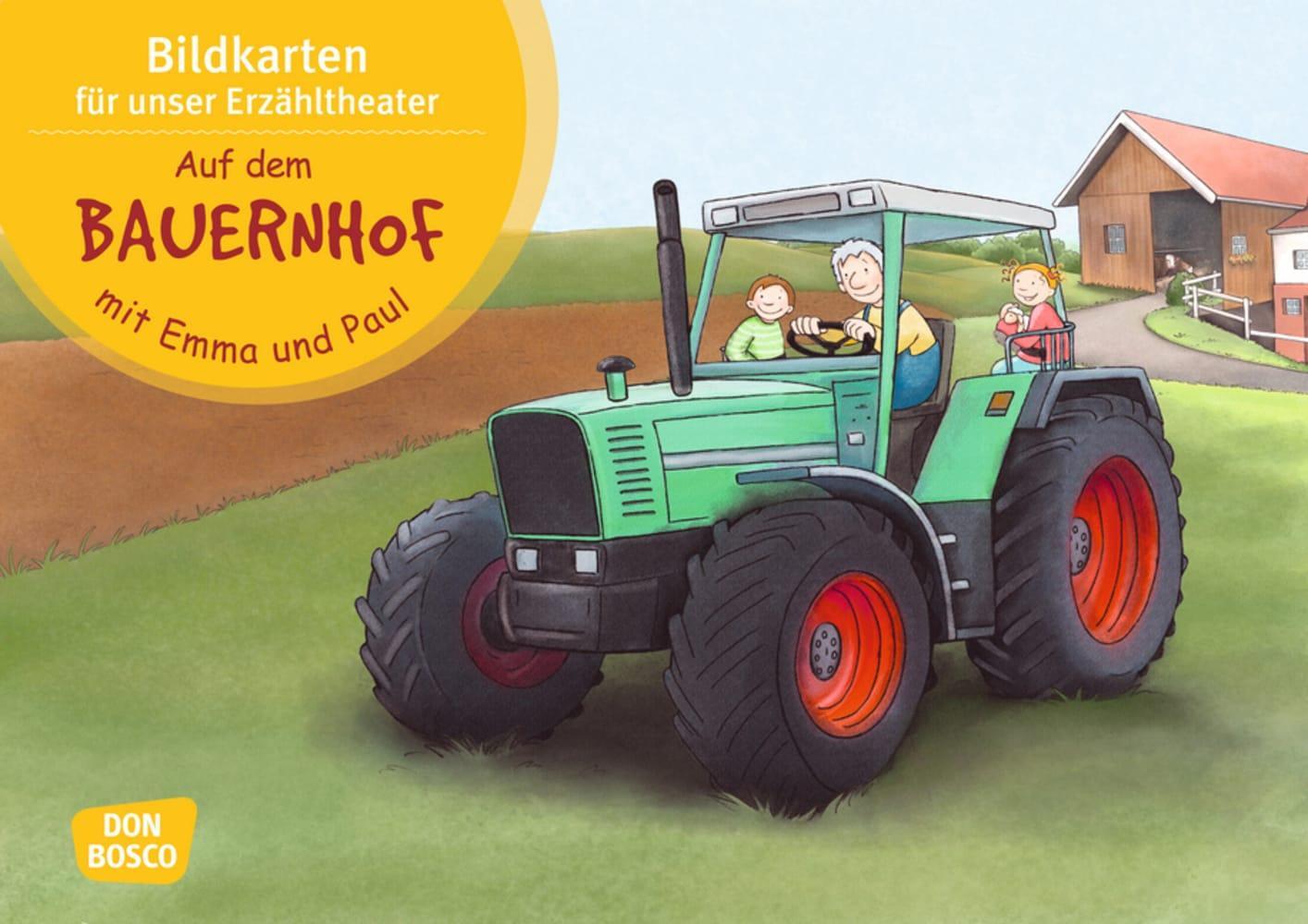 Cover: 4260179515200 | Auf dem Bauernhof mit Emma und Paul. Bildkartenset. | Monika Lehner