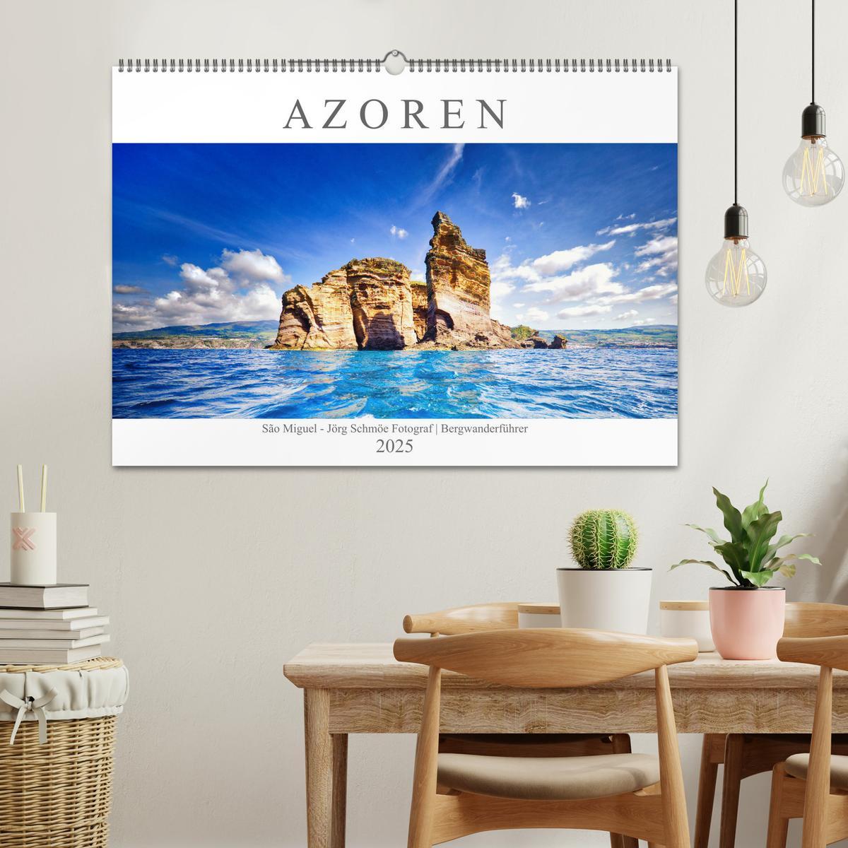 Bild: 9783435274987 | A Z O R E N (Wandkalender 2025 DIN A2 quer), CALVENDO Monatskalender