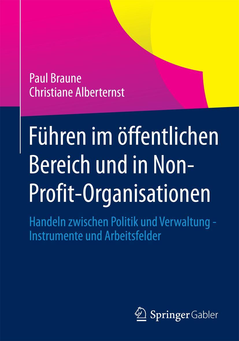 Cover: 9783834917614 | Führen im öffentlichen Bereich und in Non-Profit-Organisationen | Buch