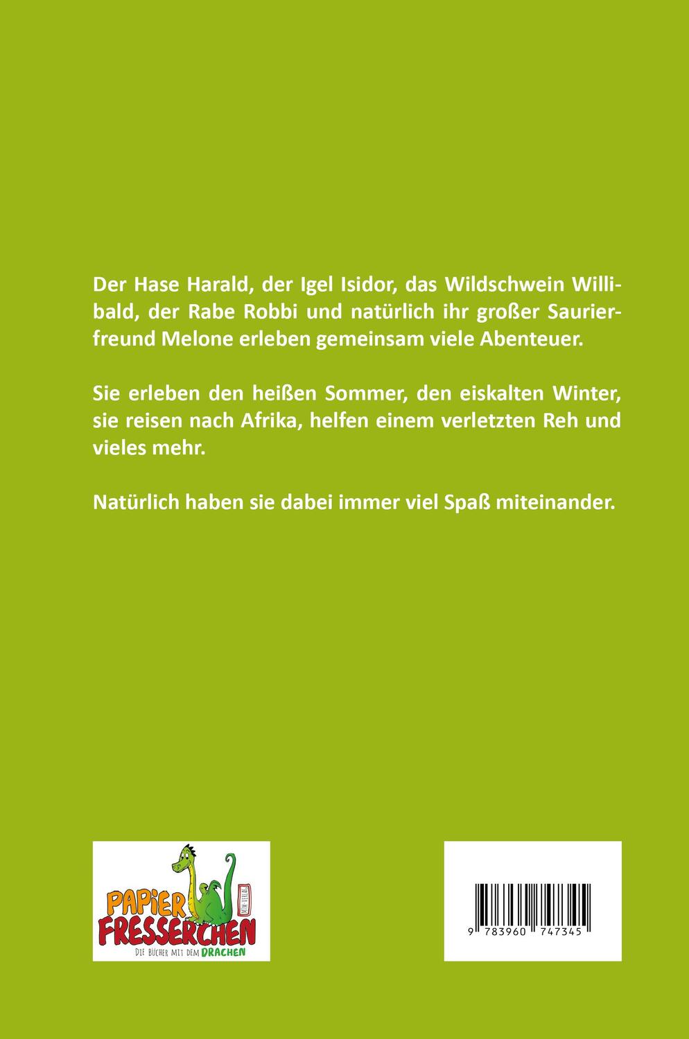 Rückseite: 9783960747345 | Der Dinosaurier Melone und seine Freunde | Winfried Rochner | Buch