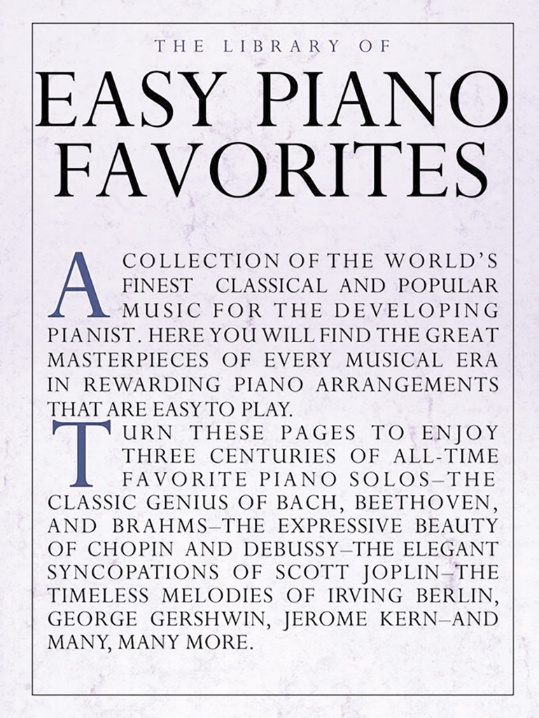 Cover: 752187931201 | The Library Of Easy Piano Favorites | The Library Of | Buch | 1997