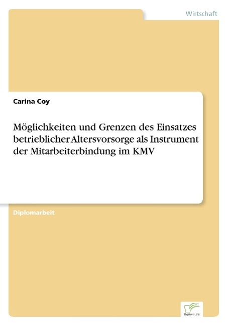 Cover: 9783838660257 | Möglichkeiten und Grenzen des Einsatzes betrieblicher...