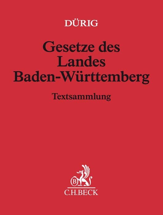 Cover: 9783406634000 | Gesetze des Landes Baden-Württemberg (ohne Fortsetzungsnotierung)....