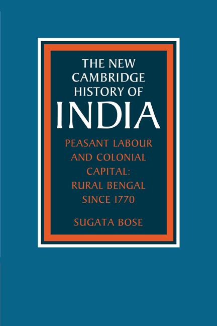 Cover: 9780521033220 | Peasant Labour and Colonial Capital | Rural Bengal Since 1770 | Bose