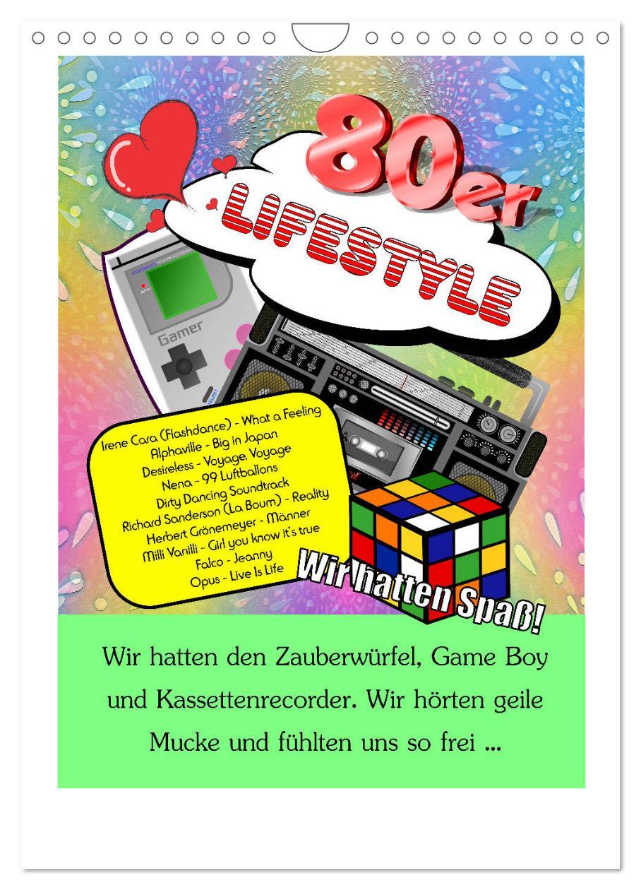 Bild: 9783435946617 | Die coolen 80er. Schön war die Zeit! (Wandkalender 2025 DIN A4...