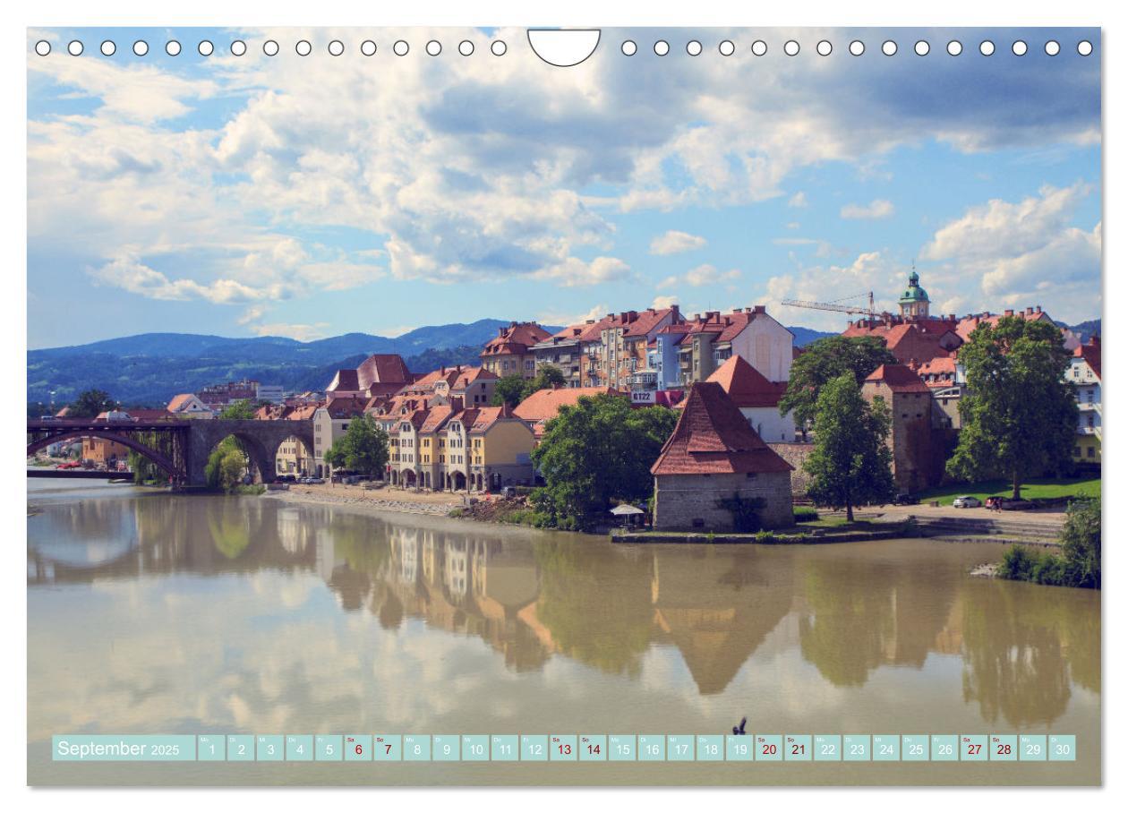 Bild: 9783457128725 | Maribor - Entspannde Stadt am Ufer der Drau (Wandkalender 2025 DIN...