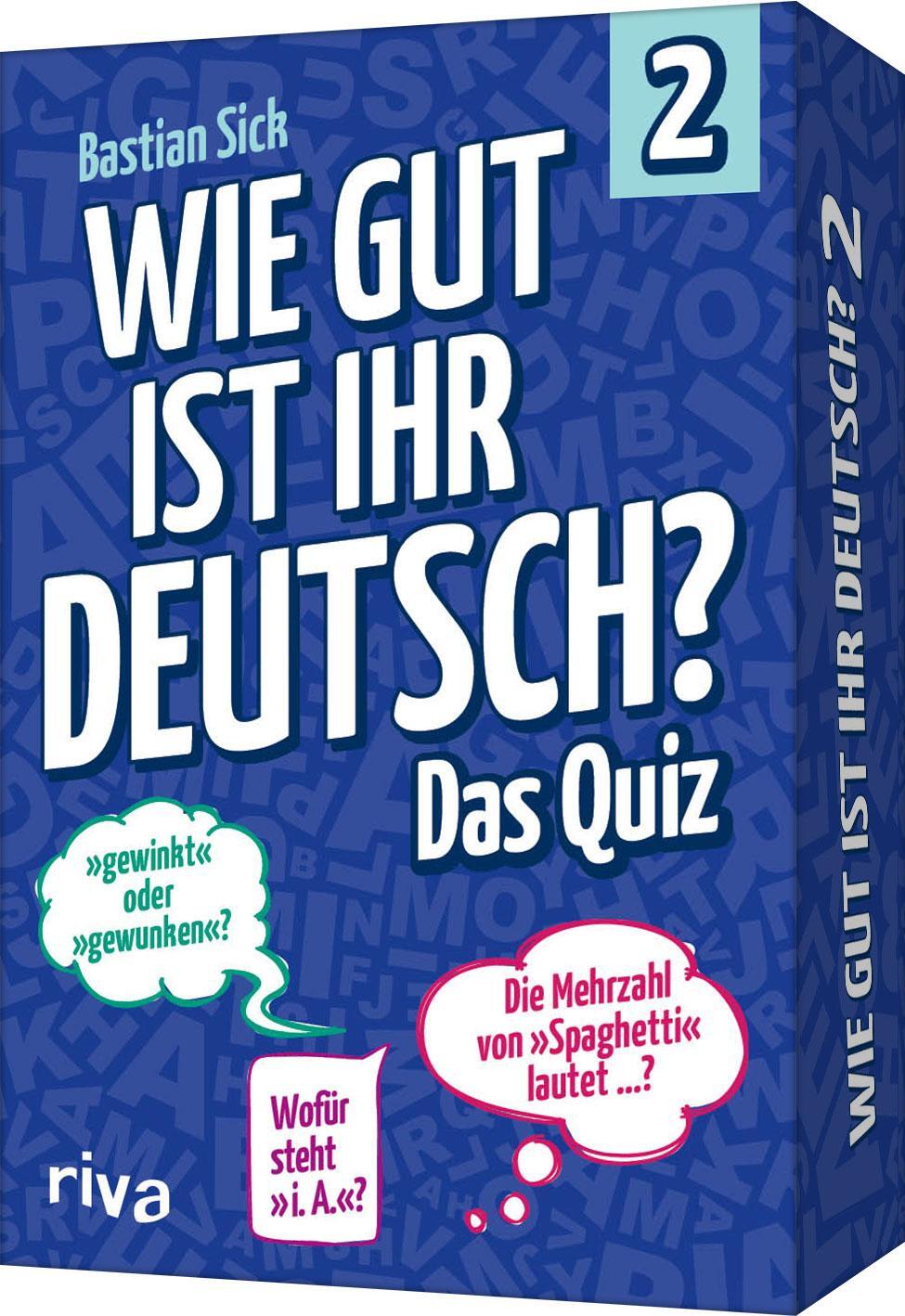 Cover: 9783742326300 | Wie gut ist Ihr Deutsch? - Das Quiz 2 | Bastian Sick | Stück | 64 S.