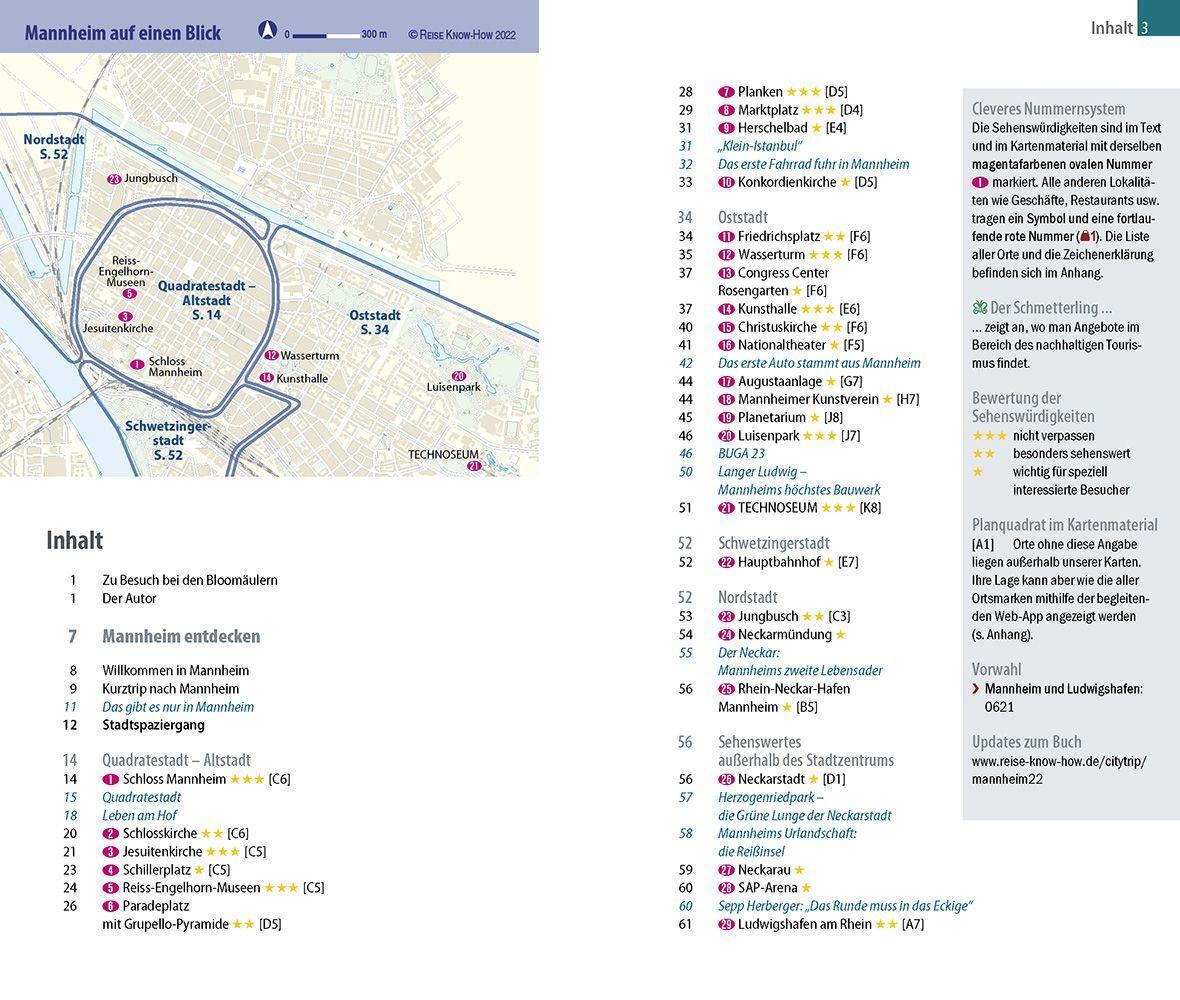 Bild: 9783831735303 | Reise Know-How CityTrip Mannheim mit Infos zur Bundesgartenschau