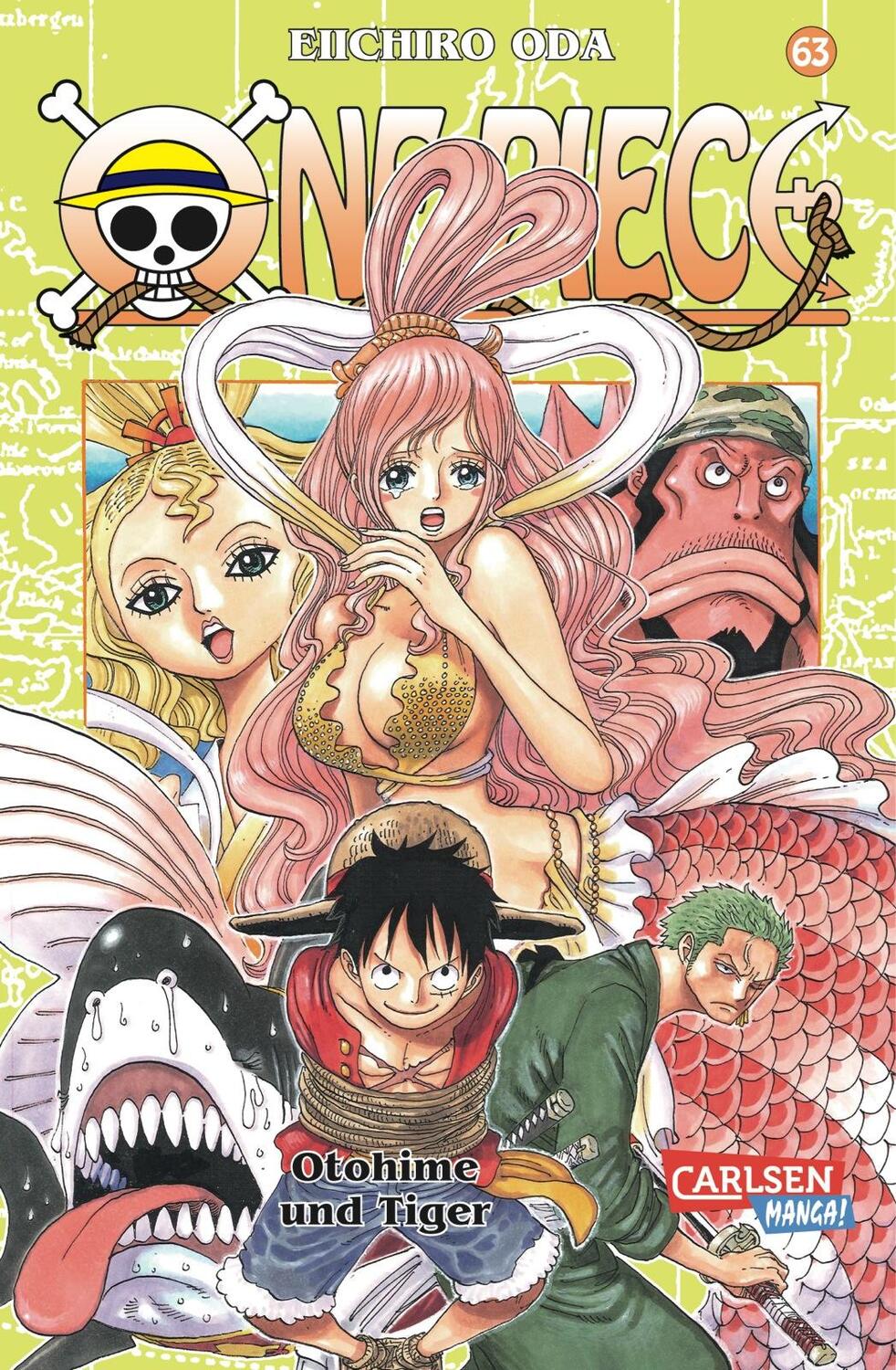Cover: 9783551759894 | One Piece 63. Otohime und Tiger | Eiichiro Oda | Taschenbuch | 240 S.