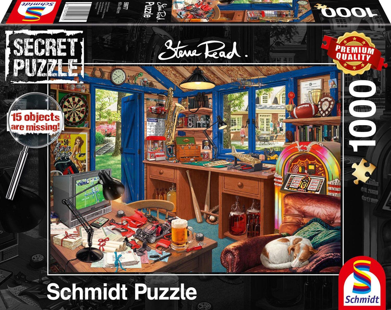 Cover: 4001504599775 | Vaters Werkstatt. 1.000 Teile | Erwachsenenpuzzle Secret | Spiel