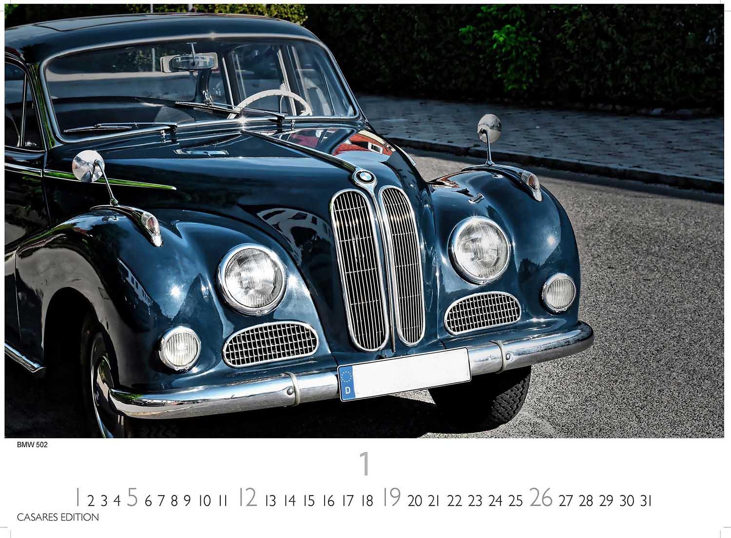 Bild: 9781835243206 | BMW Classic Cars 2025 L 35x50cm | Kalender | 14 S. | Deutsch | 2025