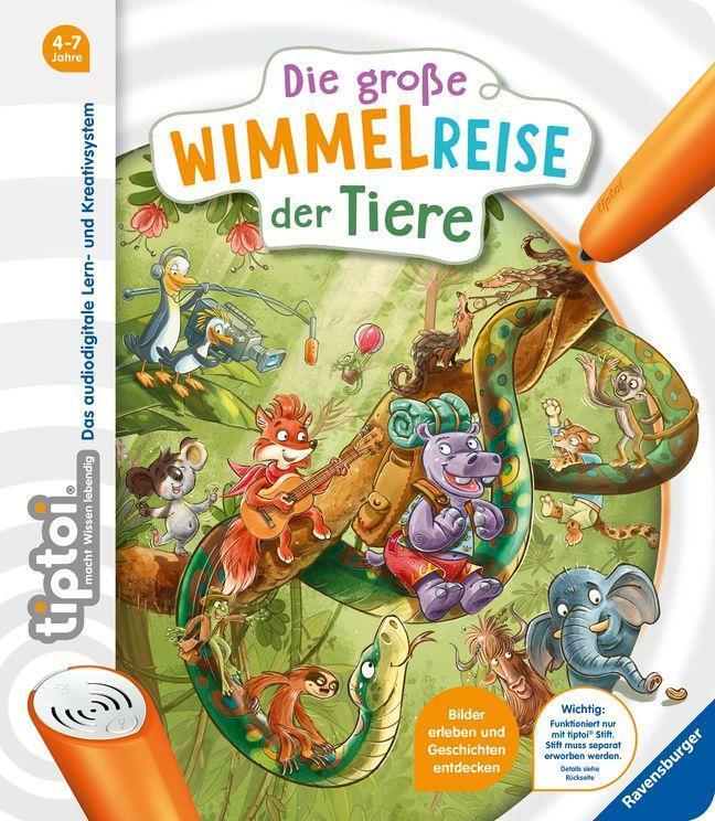 Cover: 9783473658848 | tiptoi® Die große Wimmelreise der Tiere | Anja Kiel | Buch | Deutsch