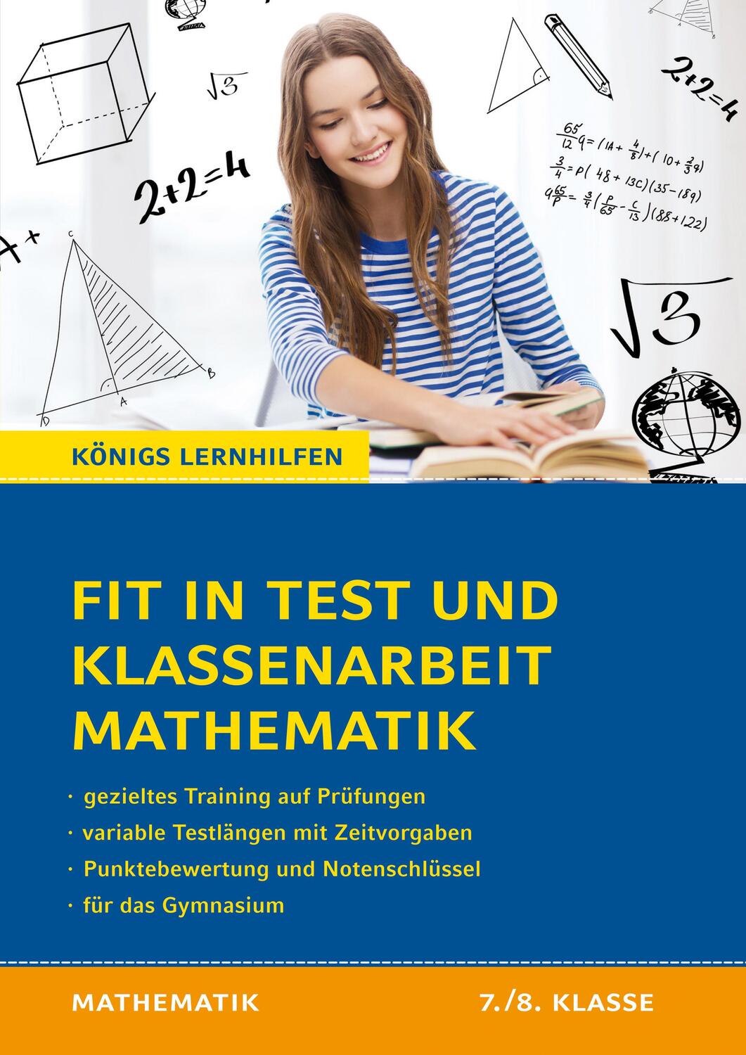 Cover: 9783804415959 | Fit in Test und Klassenarbeit - Mathematik 7./8. Klasse Gymnasium