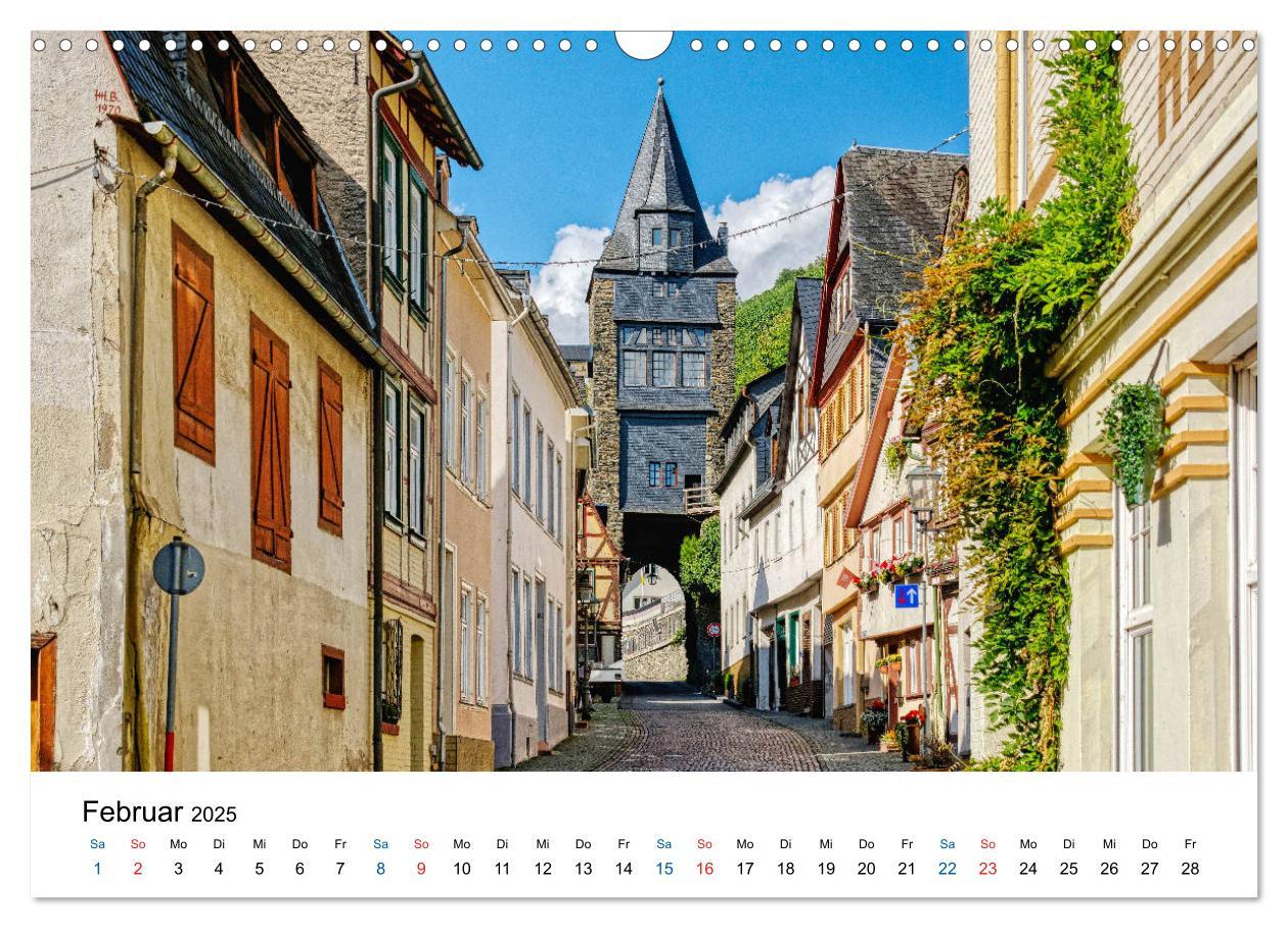 Bild: 9783435161300 | Bacharach - Fachwerkromantik am Rhein (Wandkalender 2025 DIN A3...