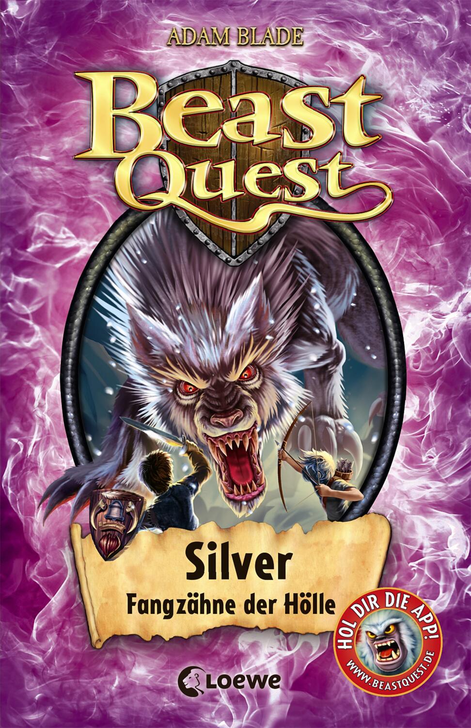 Cover: 9783785589588 | Beast Quest 52 - Silver, Fangzähne der Hölle | Band 52 | Adam Blade