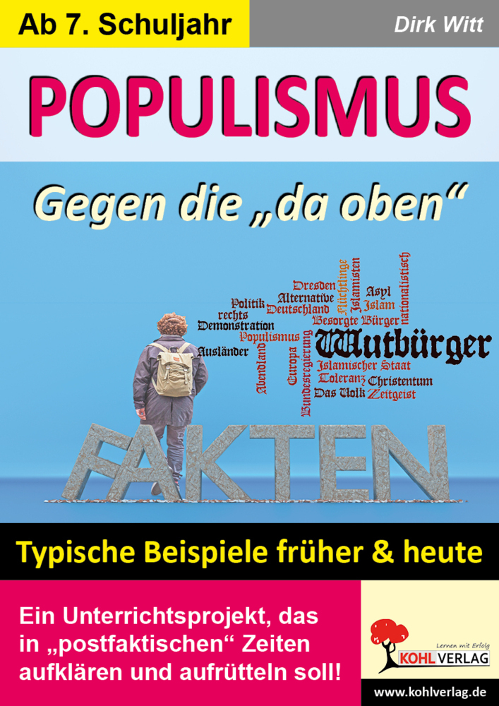 Cover: 9783960402718 | Populismus - Gegen die "da oben" | Autorenteam Kohl-Verlag | Buch