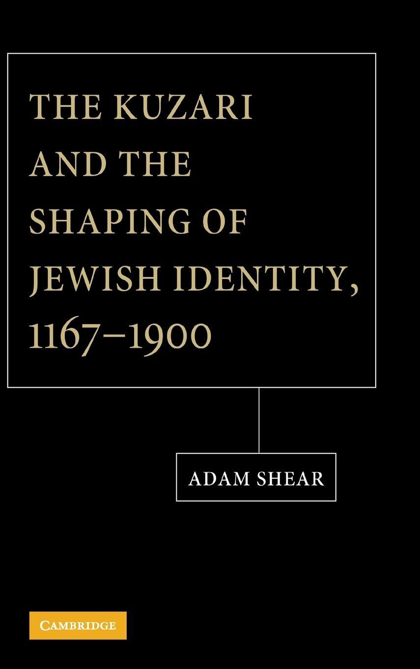 Cover: 9780521885331 | The Kuzari and the Shaping of Jewish Identity, 1167-1900 | Adam Shear