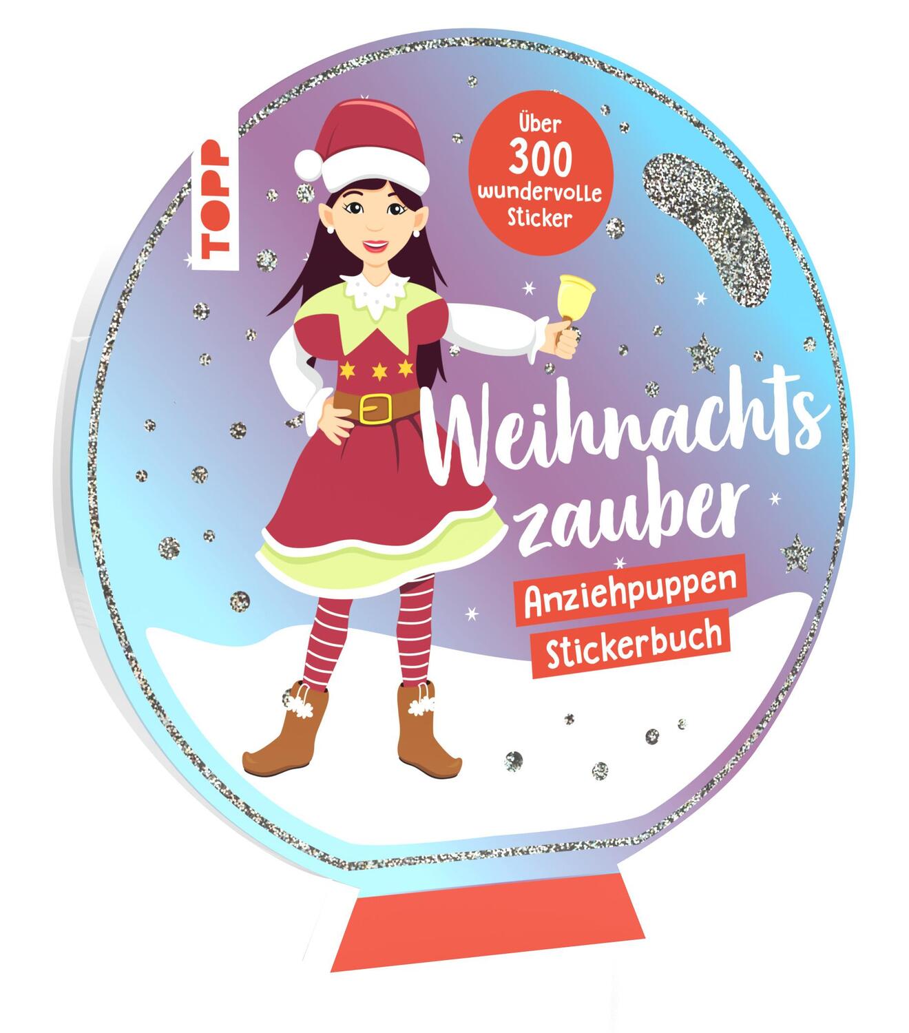 Cover: 9783735891877 | Anziehpuppen-Stickerbuch: Weihnachten | Corinna Arauner | Taschenbuch