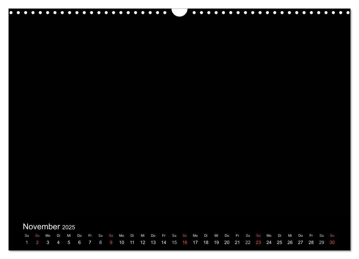 Bild: 9783435839148 | Bastelkalender - Schwarz (Wandkalender 2025 DIN A3 quer), CALVENDO...